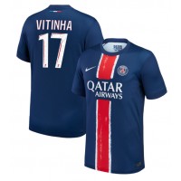 Muški Nogometni Dres Paris Saint-Germain Vitinha #17 Domaci 2024-25 Kratak Rukav